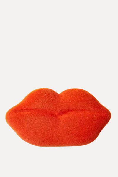 Lips Flocked Trinket Box from Urban Outfitters