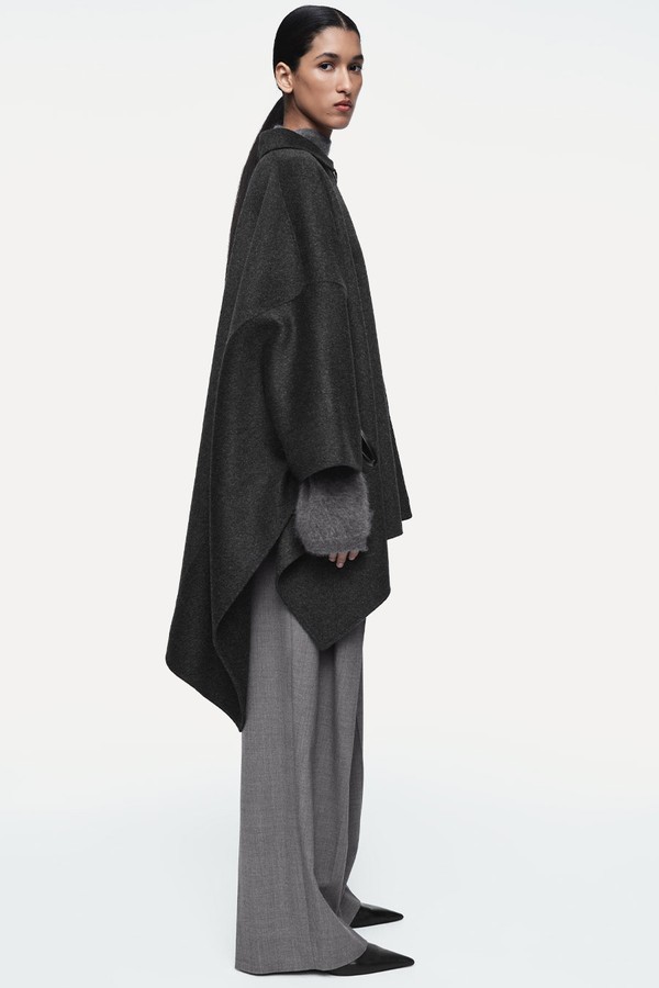 Double-Faced Merino Wool Cape from COS