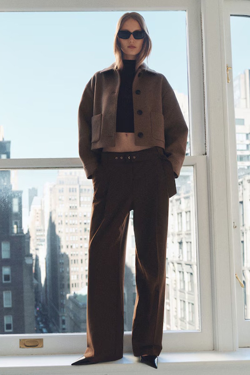 Wool Jacket With Pocket