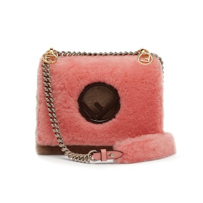 Kan I Shearling Cross Body Bag from Fendi