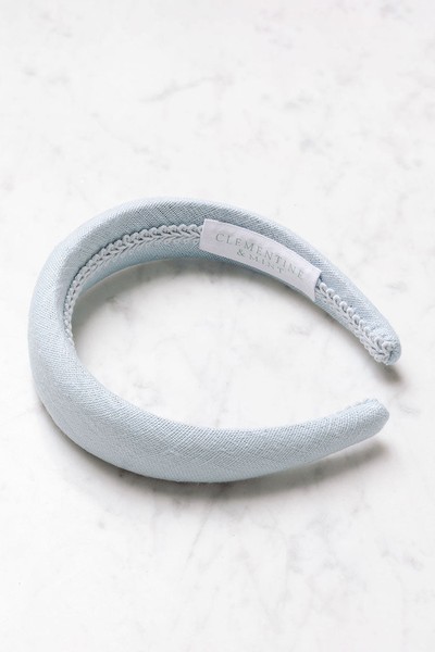 The Light Blue Slim Headband from Clementine & Mint