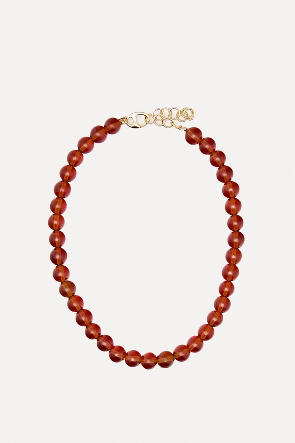 Necklace With Glass Beads