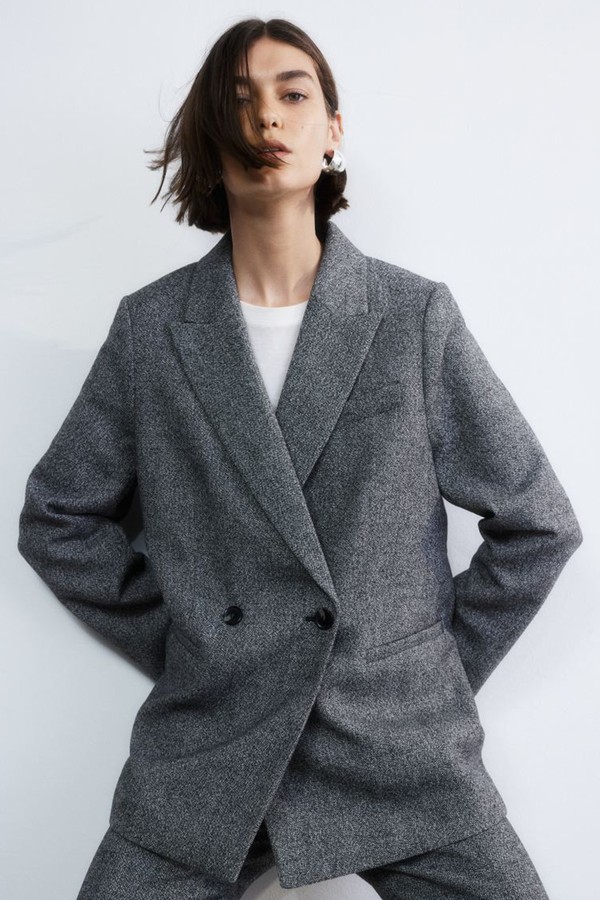 Oversized Double-Breasted Blazer from H&M