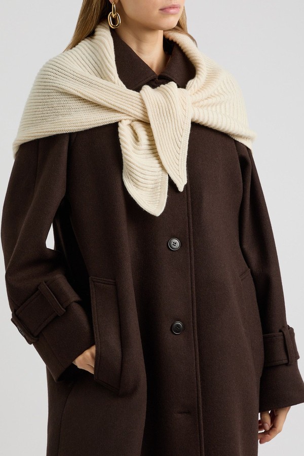 Ribbed Cashmere Shawl from Inverni
