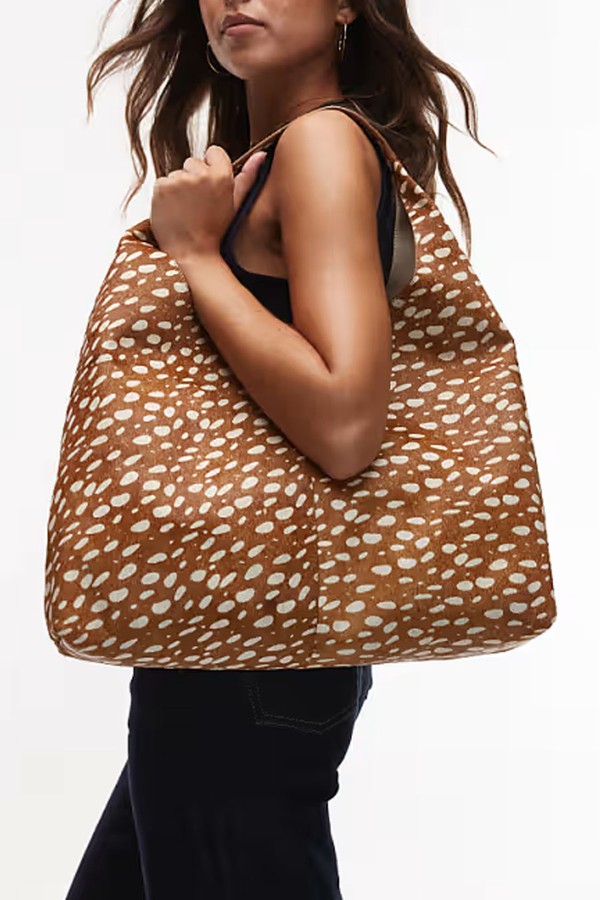 Hair On Leather Suede Tote from & Other Stories