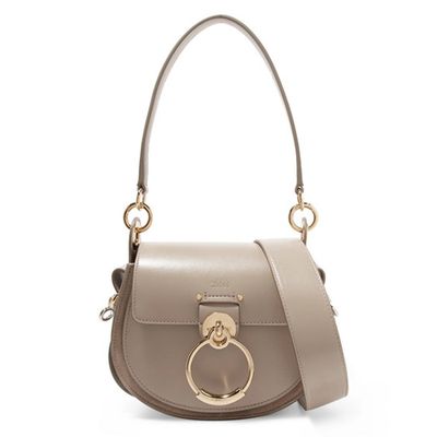 Leather And Suede Shoulder Bag from Chloe
