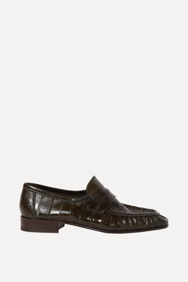 10mm Soft Heel Leather Loafers from The Row