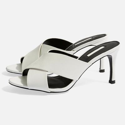 Split Cross Strap Mules from Topshop