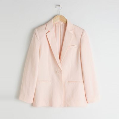 Linen Blend Blazer from & Other Stories