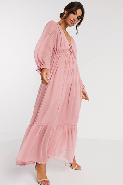 Pleated Maxi Dress from ASOS Design