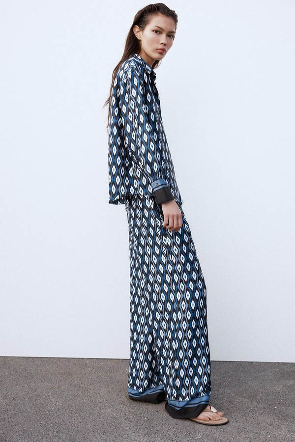 Geometric Print Shirt from ZARA