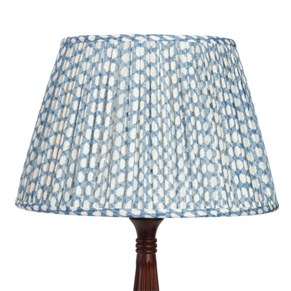 Fermoie Shade In Wicker Cobalt from Soho Home