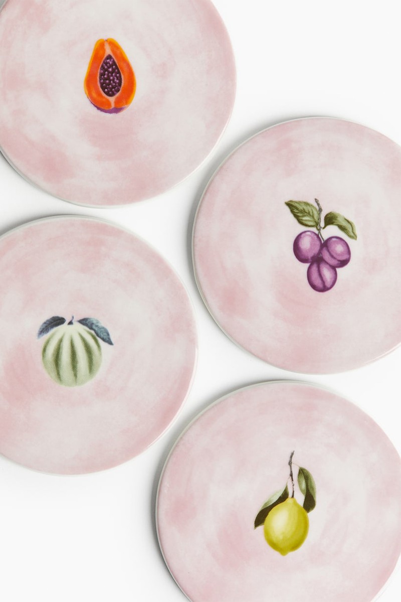 4-Pack Porcelain Coasters from H&M