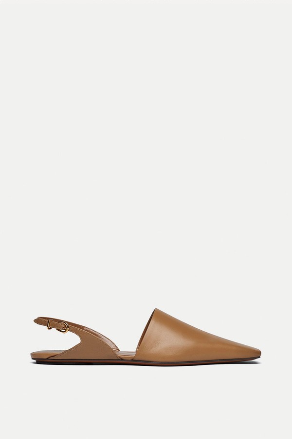 Maimu Leather Point-Toe Flats