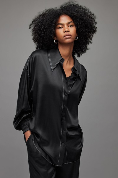 Charli Silk Blend Shirt from All Saints