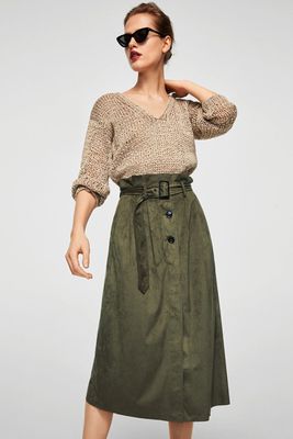 Buttoned Midi from Mango