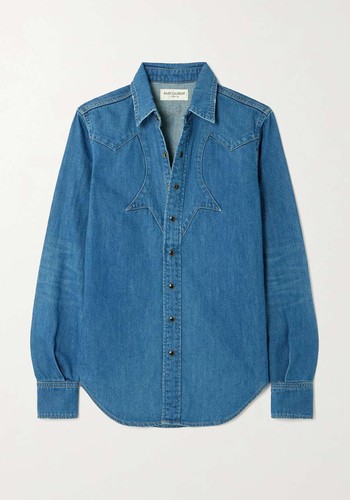 Western Denim Shirt from Saint Laurent