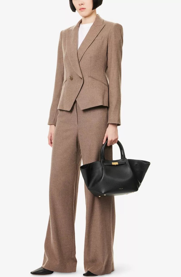 Giovanna Wide-Leg Stretch-Woven Trousers