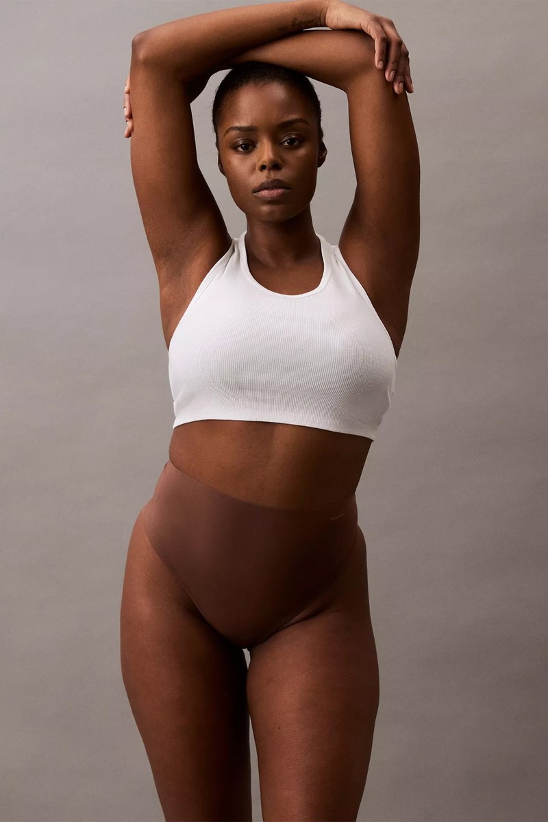 High Waist Stay-Put Mesh Shapewear Thong