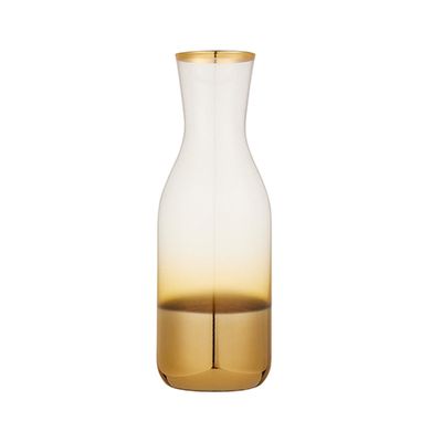 Gold Base Glass Carafe from John Lewis & Partners