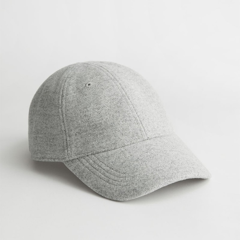 Wool Melange Baseball Cap from & Other Stories