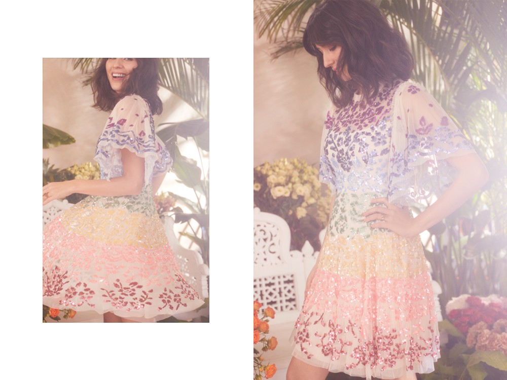Chakra Sequin Short Sleeve Mini Dress, £355