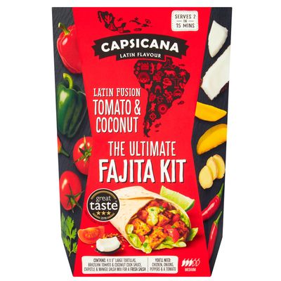 The Ultimate Fajita Kit Latin Fusion Tomato & Coconut  from Capsicana