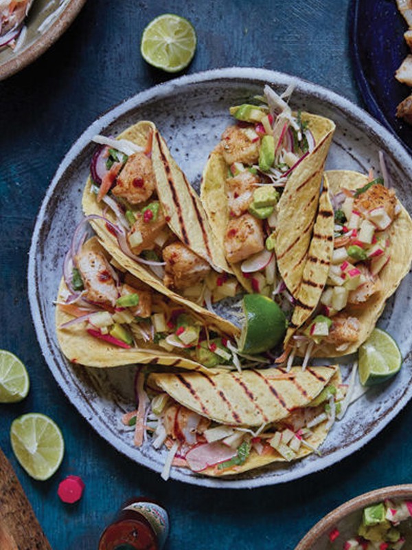 Pink Lady Fish Tacos