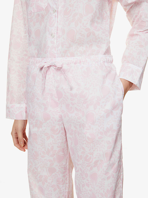 Print Cotton-Poplin Pyjama Set from Derek Rose