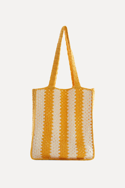 Bucket Crochet Bag from Mango