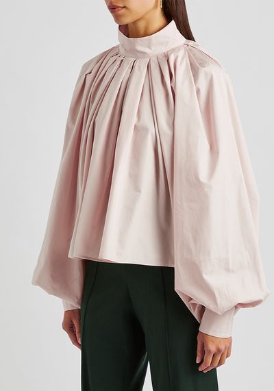 Light Pink Cotton-Poplin Blouse from Jil Sander 