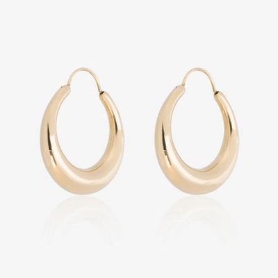 Gold Vermeil Fat Snake Earrings from All Blues