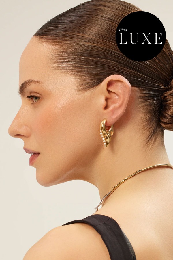 Flare Maxi Hoop Earrings from Kismet By Milka