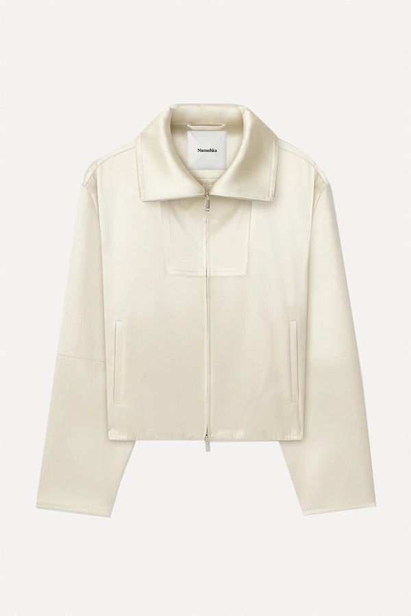 Alonza Duchess Viscose Jacket from Nanushka