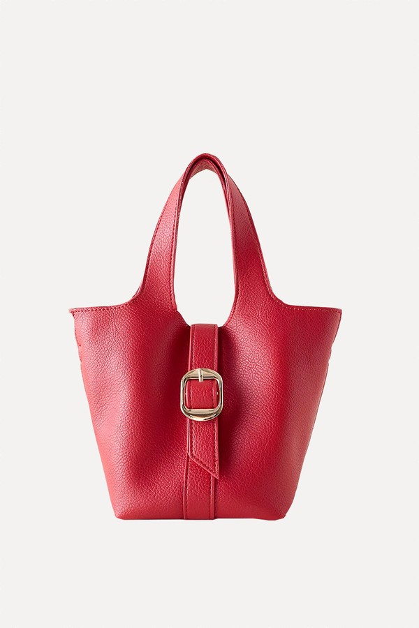 Pebbled Bucket Tote Bag from Anthropologie