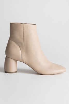 Cylinder Heel Ankle Boots from & Other Stories
