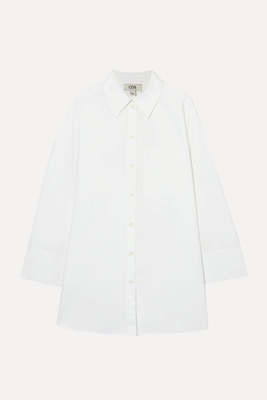 Cotton-Poplin Tunic Shirt from COS