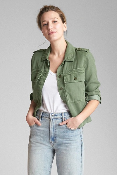 Tencel Icon Utility Jacket from Gap