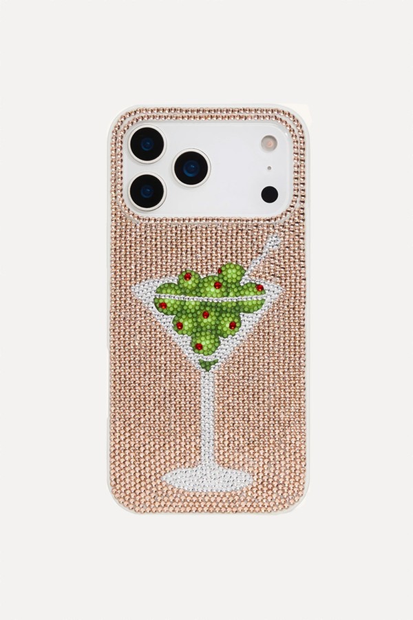 Olive Martini Artificial Crystal Phone Case from JW Pei