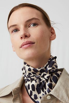 Printed Silk Scarf from Arket