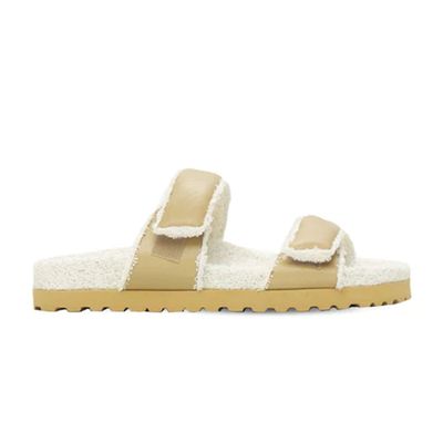 Leather & Terry Cloth Sandals  from Gia X Pernille Teisbaek
