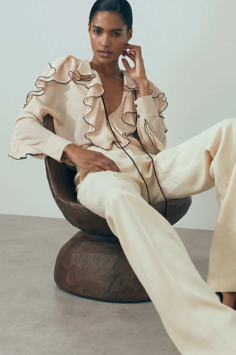 The ruffle blouse | SheerLuxe