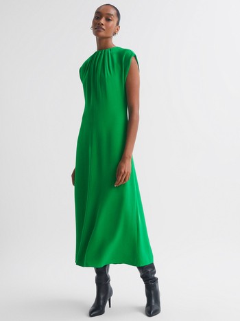 Florere Tie Neck Midi Dress, £228