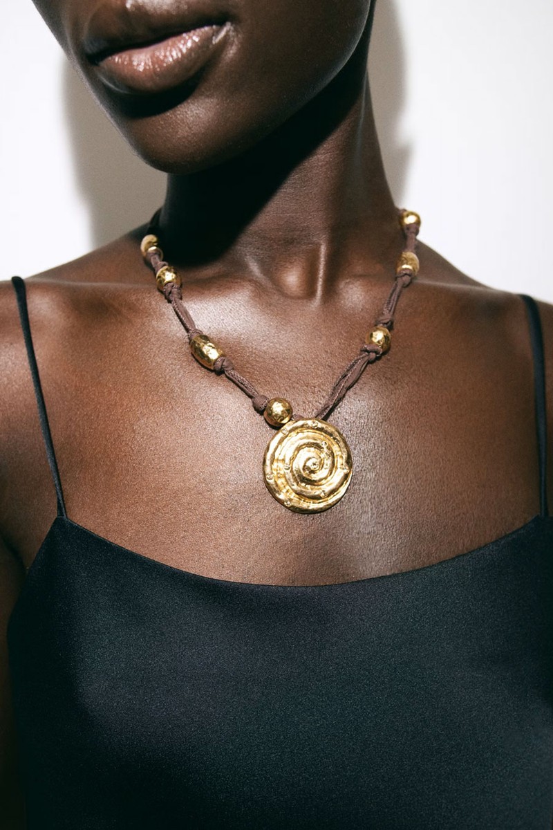 Spiral Pendant Necklace