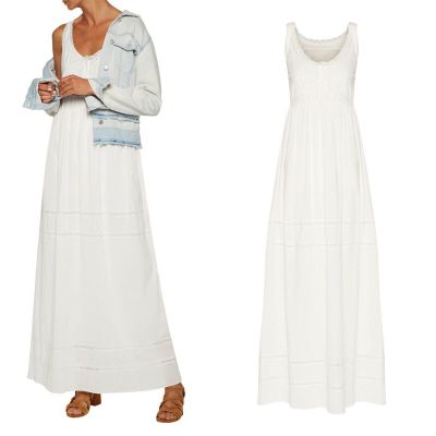 Ruffle-Trimmed Cotton-Gauze Dress from See by Chloé