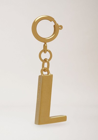 Alphabet Brass Keyring – L 