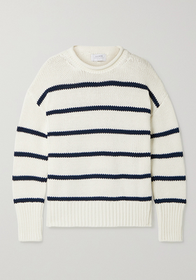 Marin Striped Cotton Sweater from La Ligne