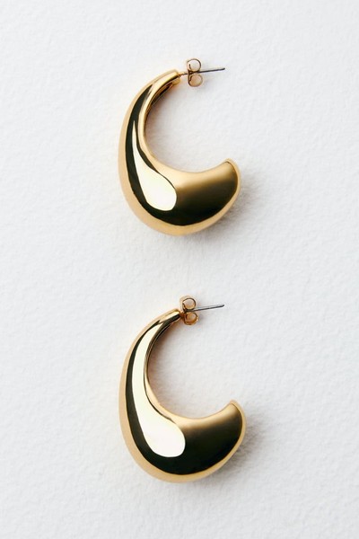 Teardrop Hoop Earrings from Zara