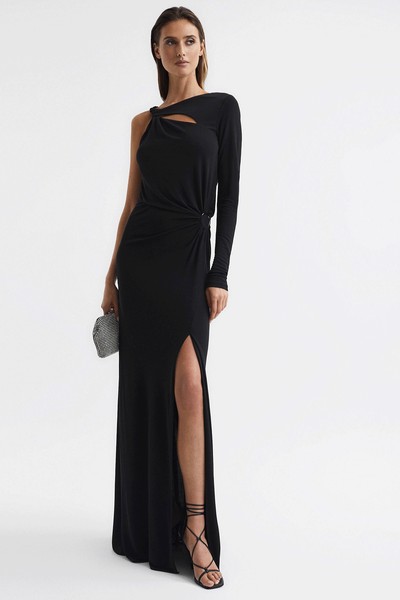 Cut Out Hardware  Detail Jersey Maxi Dress from Catalina