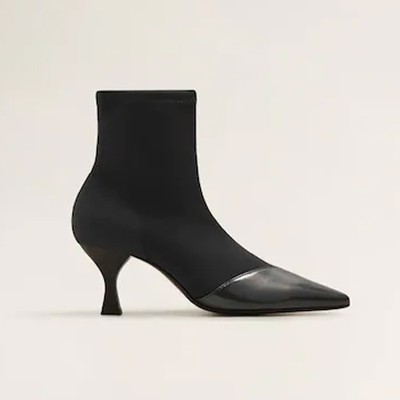 Patent Sock Boots from Mango